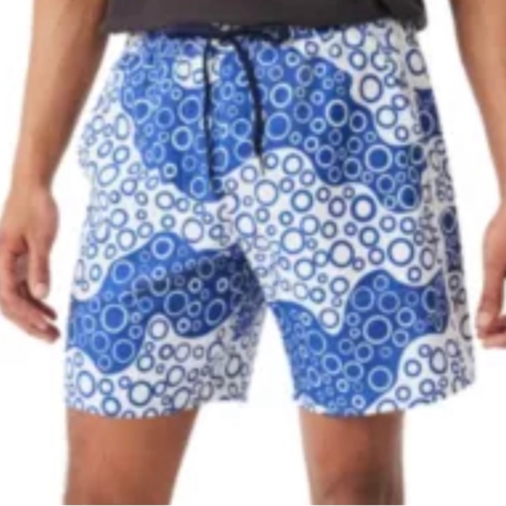 Outdoor Voices Blue Versatile Swim Trunks Shorts Size S NWT
